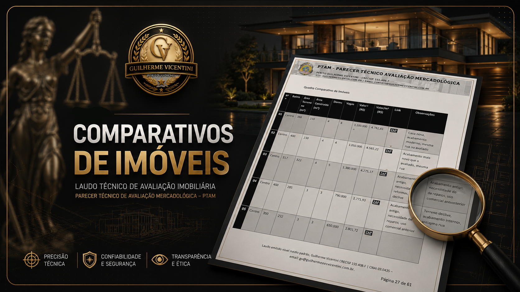 Modelo de métodos de avaliação do PTAM